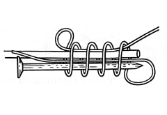 Nail Knot Step 1